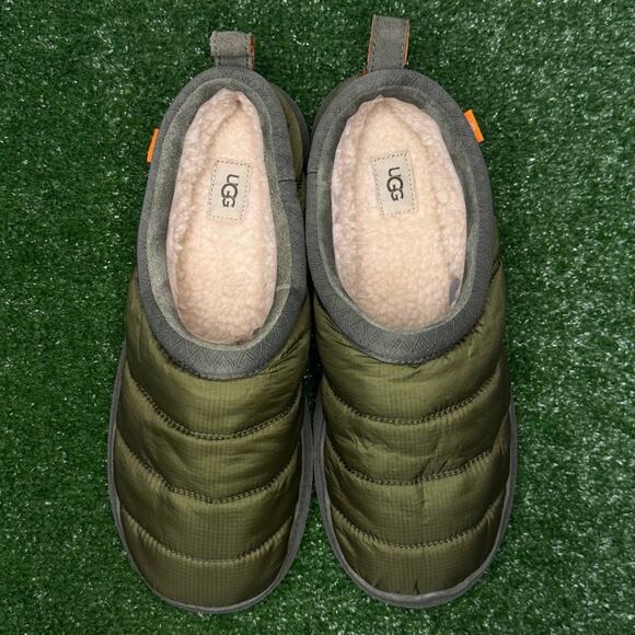 UGG Tasman LTA Burnt Olive Men’s 9 Sheepskin Comfort Slippers NEW main image 6